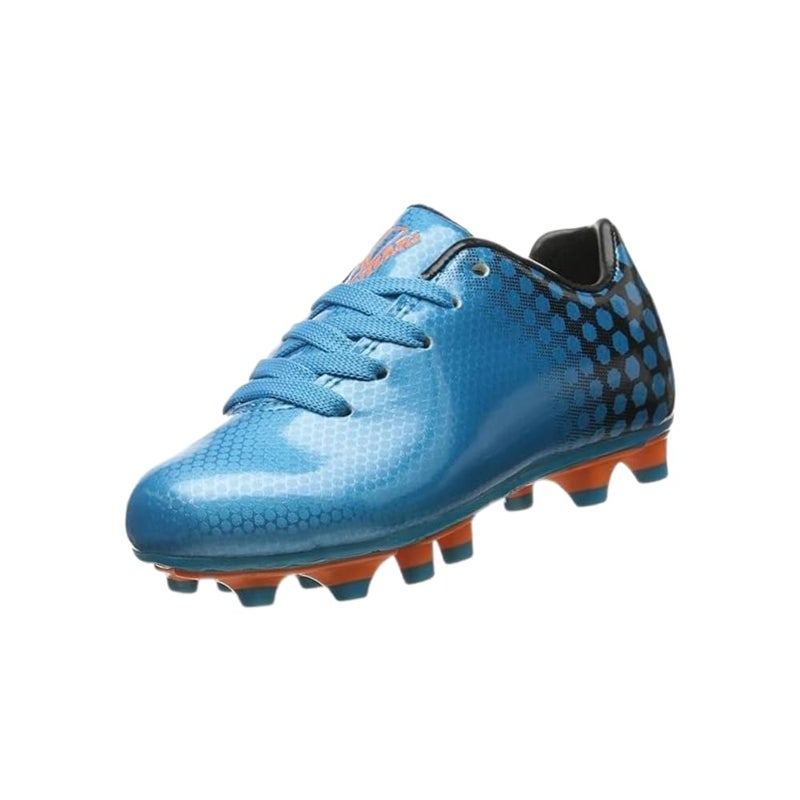 Vizari Youth Soccer Cleats for Boys Girls | Firm Ground Athletic Outdoor Football Shoes for Toddlers, Little/Big Kid - Blue/Black - Image 1